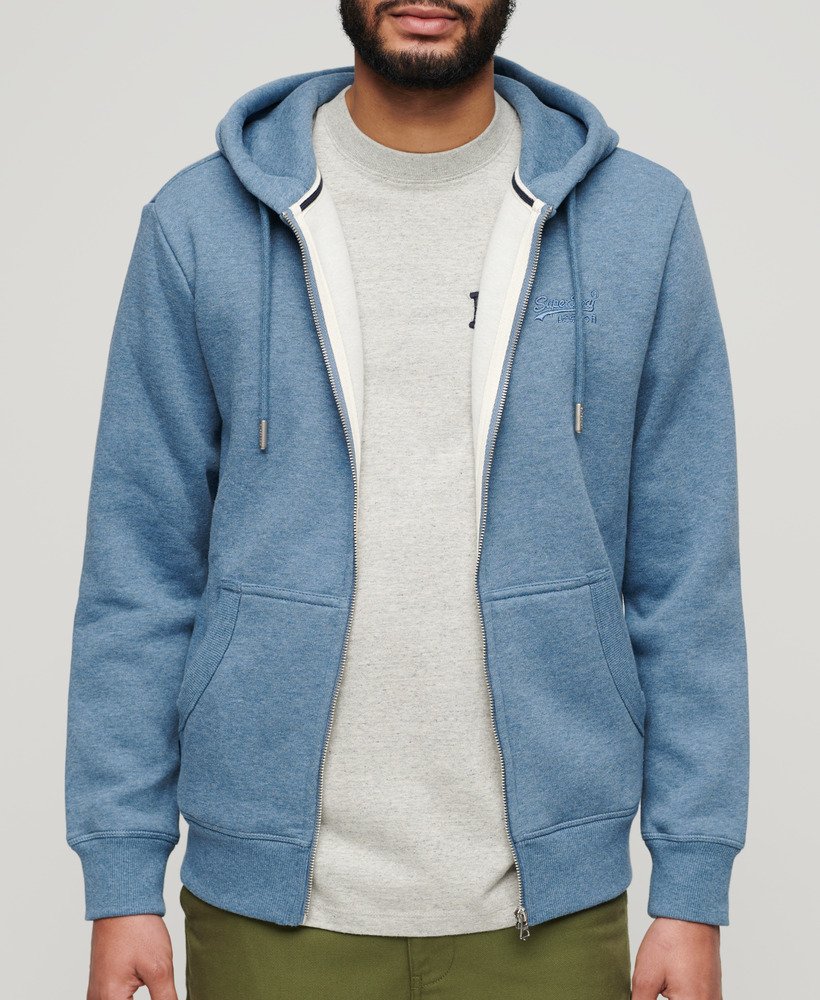 Hoodies-and-sweatshirts Essential - Zip Hoodie Men\'s Mens Superdry Logo