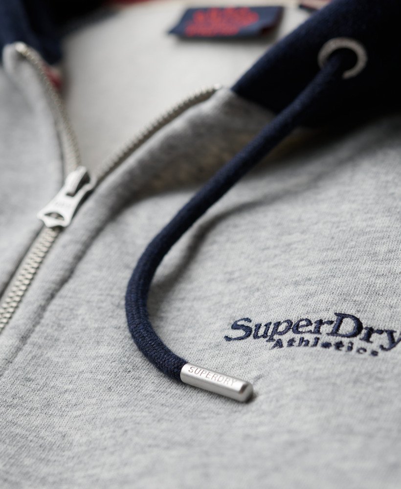 Superdry Essential Baseball Zip Mens Hoodies-and-sweatshirts - Men\'s Hoodie