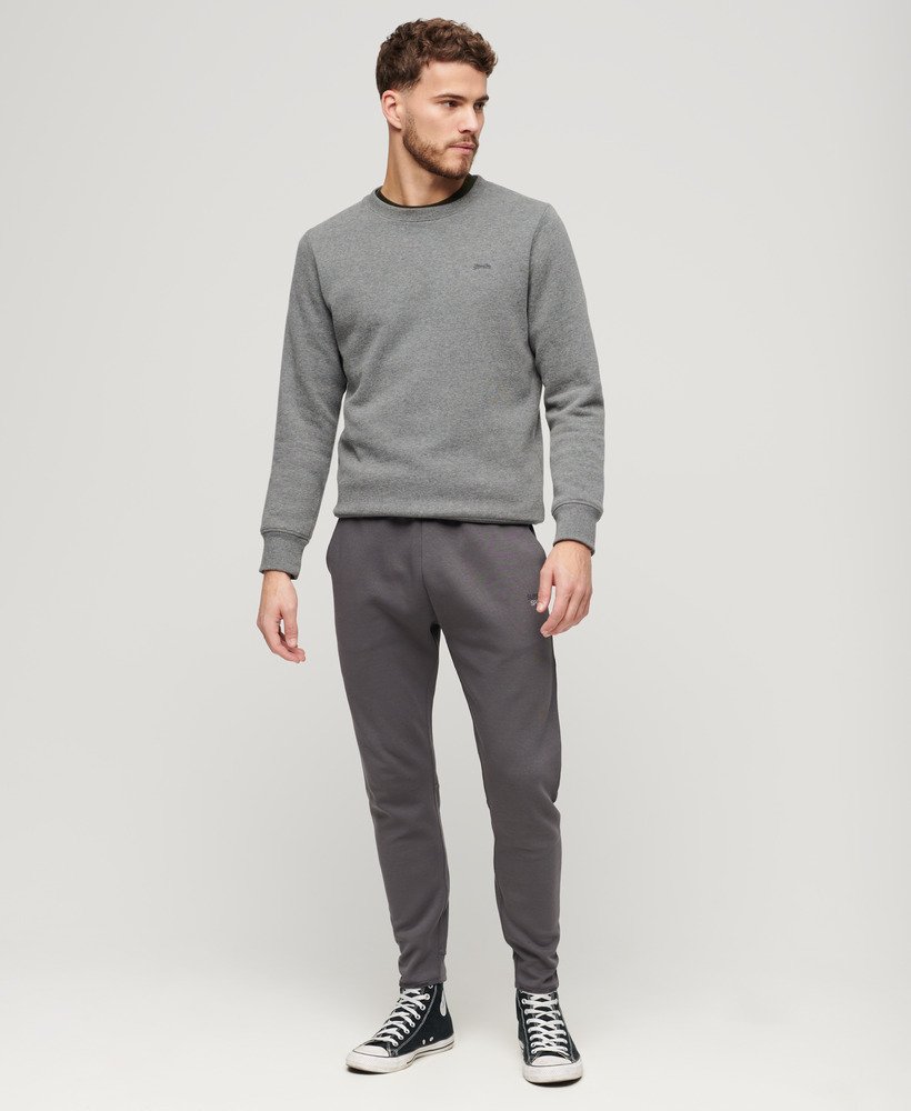 Mens - Sport Tech Tapered Joggers in Dark Slate Grey | Superdry