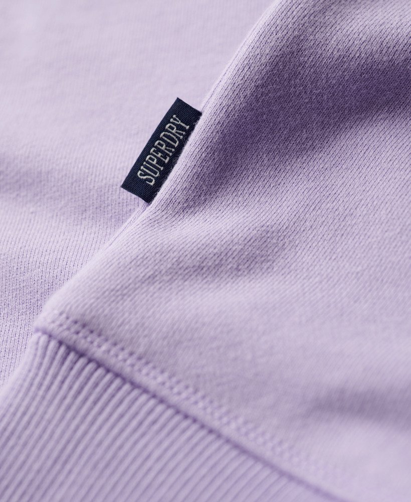 Mens - Essential Logo Crew Sweatshirt in Light Lavender Purple ...
