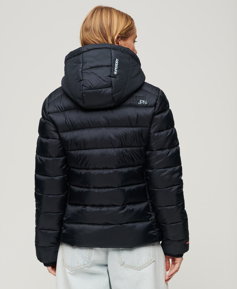 Womens - Hooded Fuji Padded Jacket in Eclipse Navy | Superdry UK