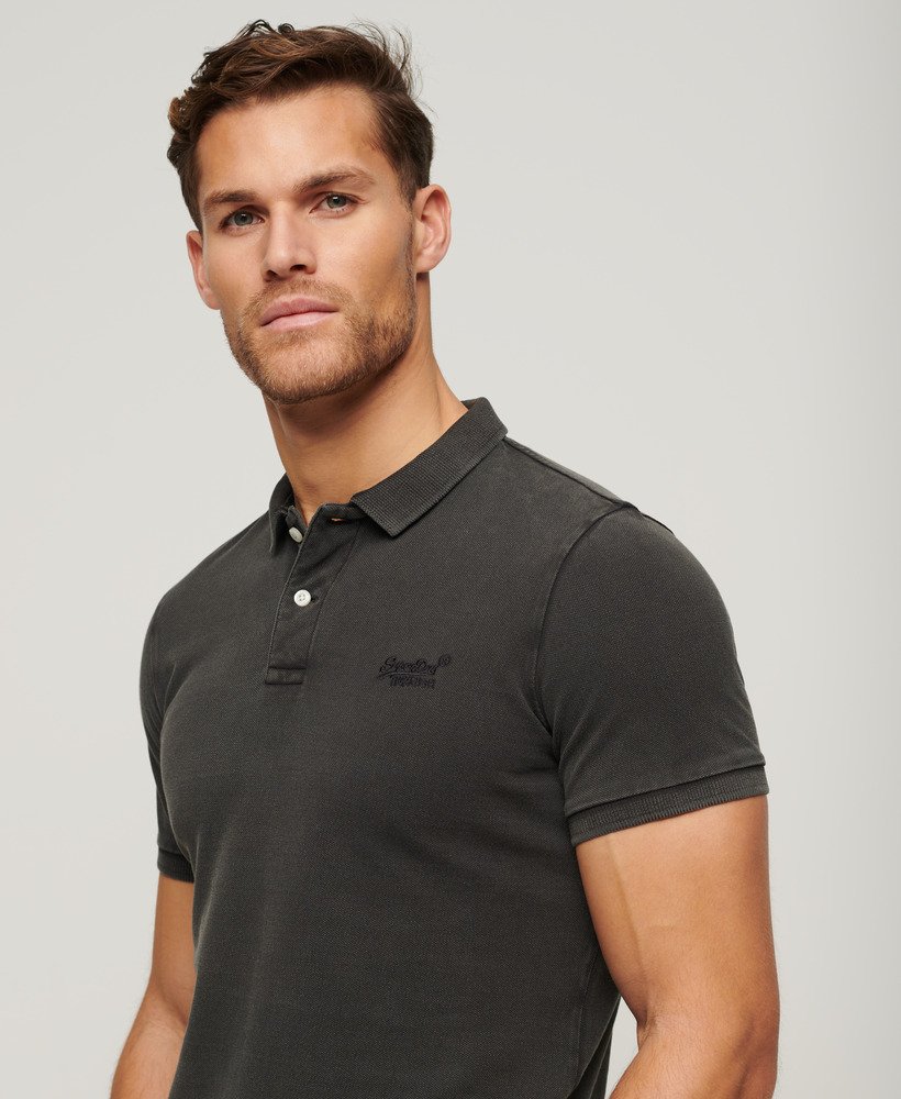 Superdry UK Destroyed Polo Shirt - Mens Mens Polos