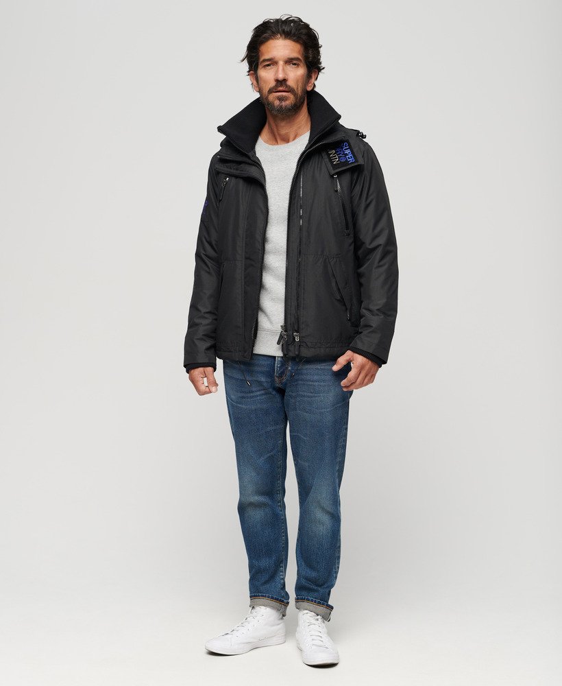 Hombre – Chaqueta cortavientos Mountain SD en Negro Superdry ES