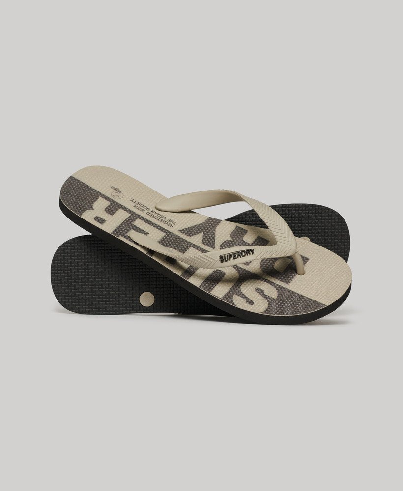 Mens superdry flip flops on sale sale