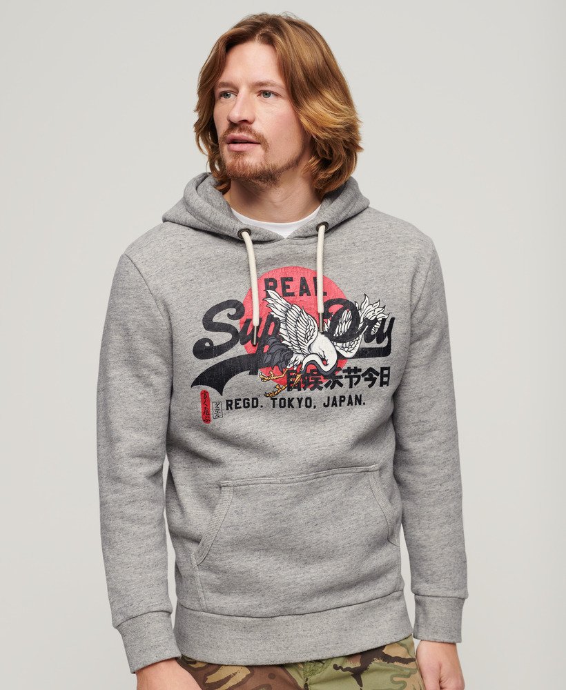 Buy Superdry Track Burgundy Marl Organic Cotton Vintage Logo Embroidered  Hoodie from Next Poland