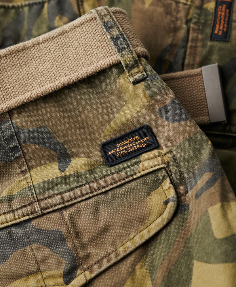 Men's - Heavy Cargo Shorts in Nathan Camo | Superdry UK