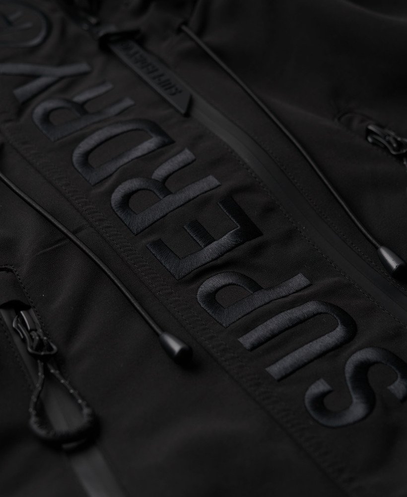 Men's - Ultimate Windbreaker Jacket in Jet Black | Superdry UK