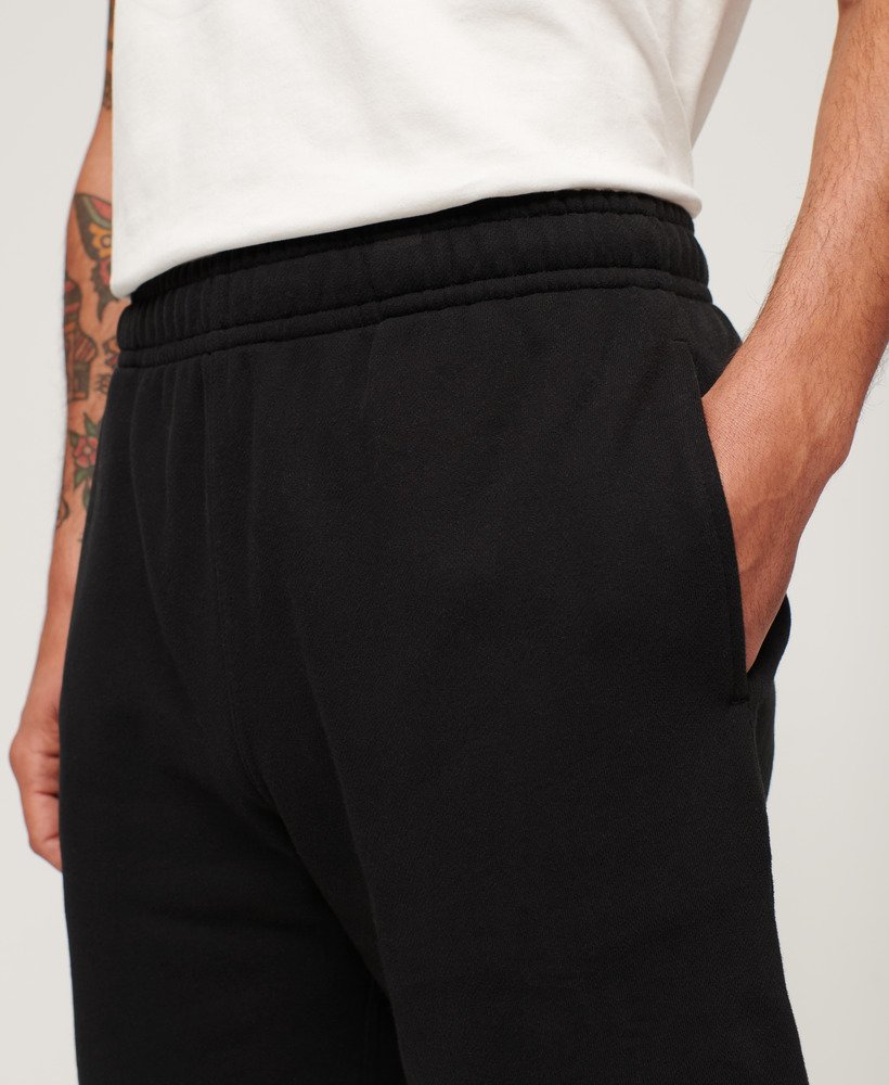 Men's - Sportswear Embossed Loose Shorts in Black | Superdry UK