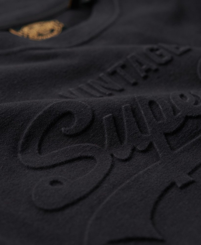Men's Sale Embossed Vintage Logo T-Shirt in Jet Black | Superdry UK