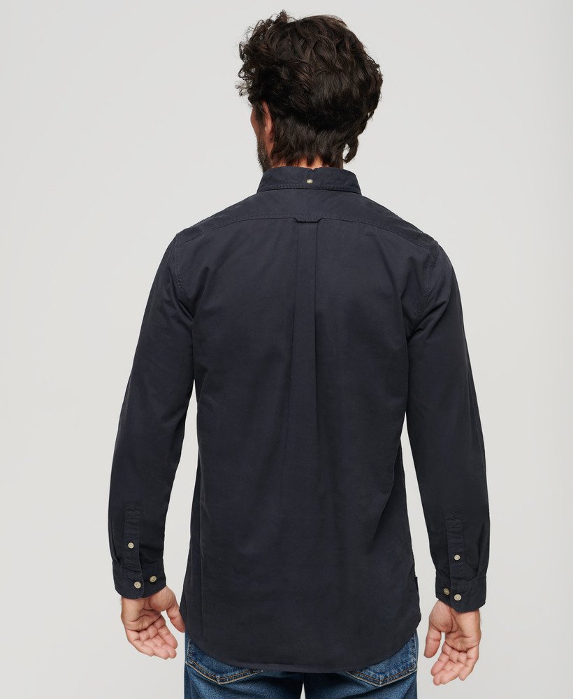 Men's - The Merchant Store - Long Sleeved Shirt in Eclipse Navy ...