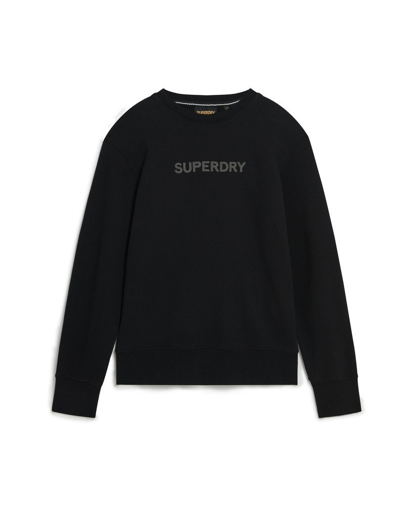 Mens - Sport Loose Crew Sweatshirt in Black | Superdry UK