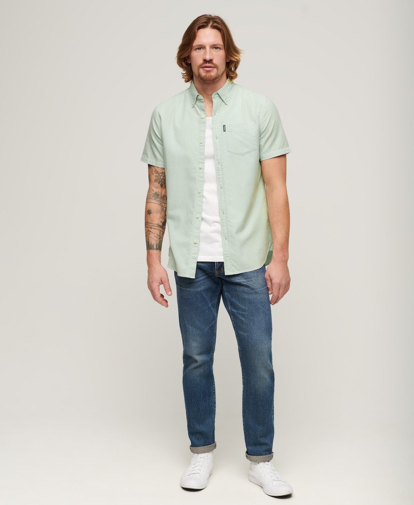 Superdry Men's Casual Shirt (5054126921218_M40LE001F1_XX-Large_Army Green)  : : Clothing & Accessories