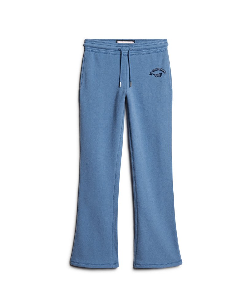 Women's Athletic Essentials Low Rise Flare Joggers in Wedgewood Blue
