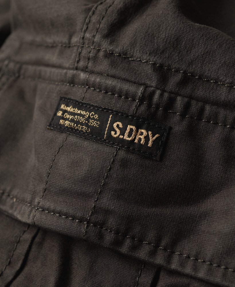 Mens - Core Cargo Pants in Washed Black | Superdry UK