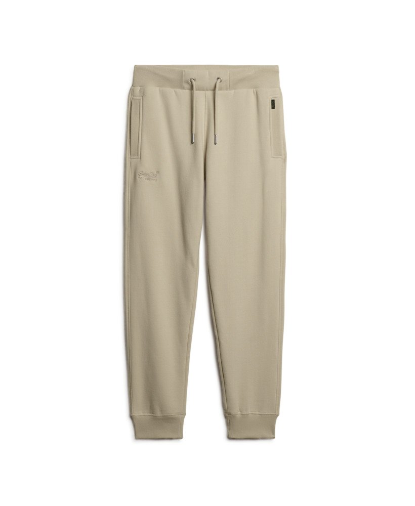 Mens - Essential Logo Joggers in Light Stone Beige | Superdry