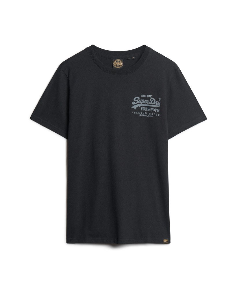 Superdry Camiseta Clásica Vintage Logo Store negro - Tienda