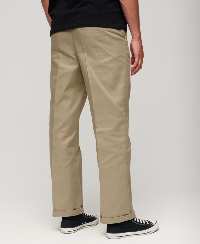 Superdry UK Straight Chino Trousers - Mens Sale Mens Trousers