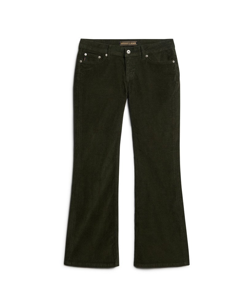 Superdry Low Rise Cord Flare Jeans - Women's