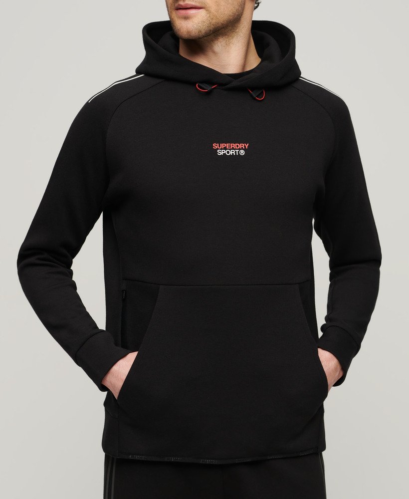 Superdry Sport Tech Logo Loose Hoodie - Men's Mens Hoodies-and-sweatshirts