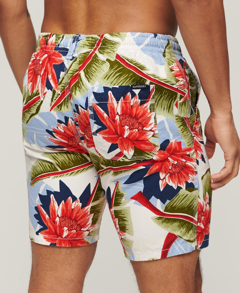 Men's - Bermuda Shorts in Optic Banana Leaf | Superdry UK