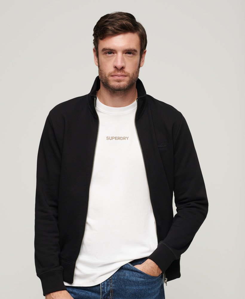Superdry - Veste de surv??tement zipp?�e ?� logo Essential - Homme Sweats-a-capuche pour Homme