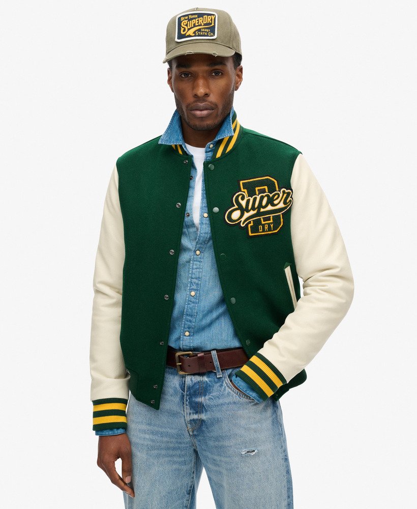 Letterman bomber jacket hotsell