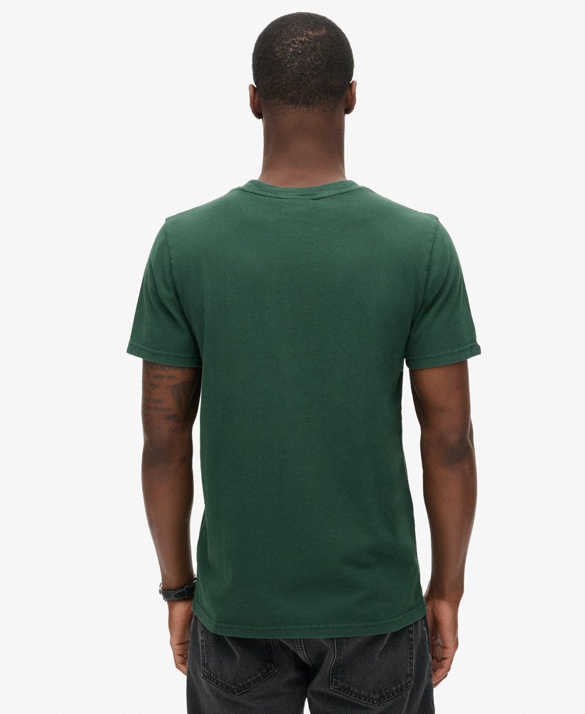 Mens - Vintage Logo Graphic T-Shirt in Enamel Green | Superdry UK