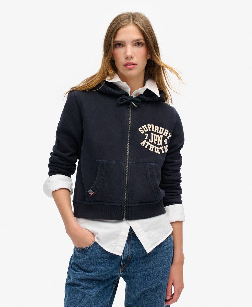 Superdry athletic zip hoodie online