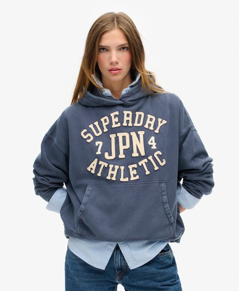 Superdry athletic hoodie on sale