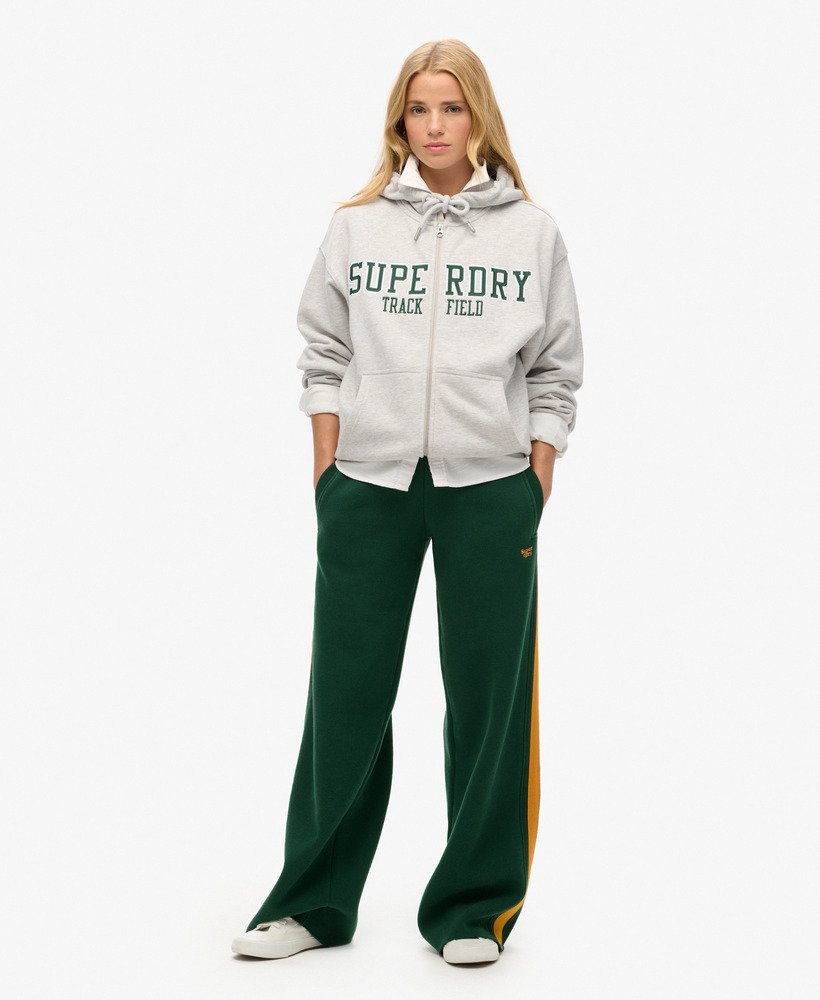 Womens Essential Logo Straight Joggers in Enamel Green Superdry UK