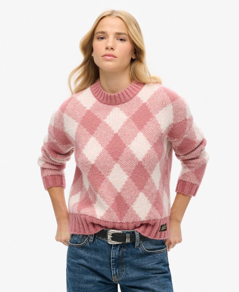 Ladies argyle sweater uk best sale