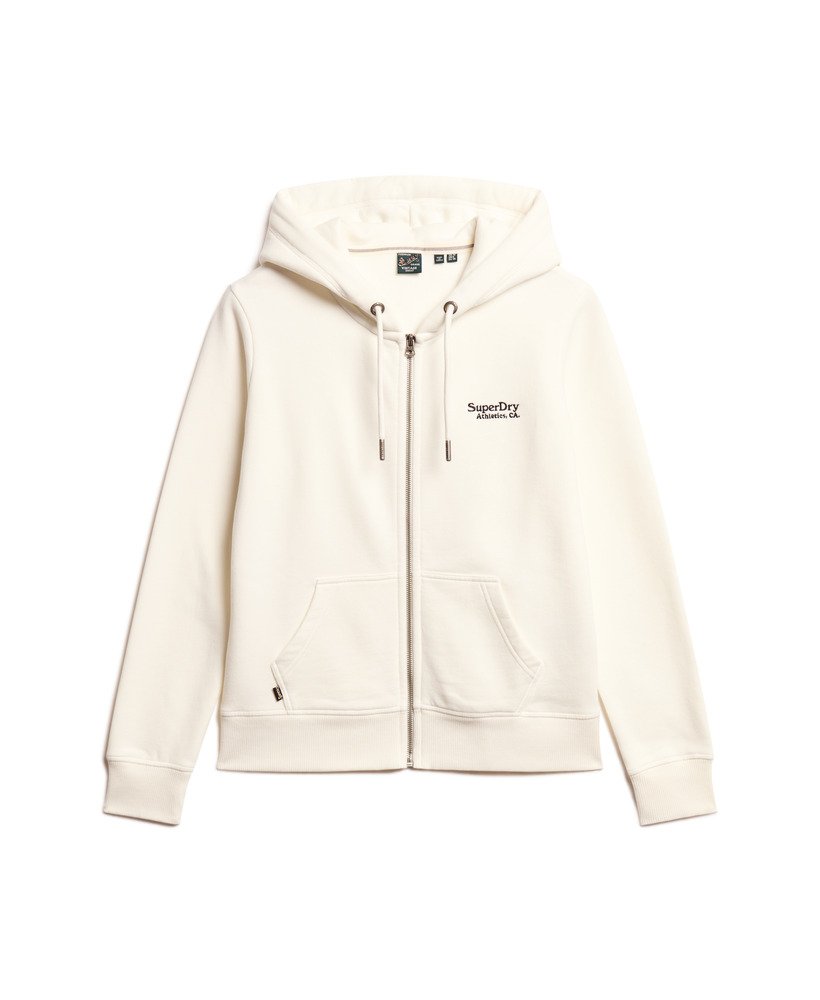 Superdry white hoodie womens online