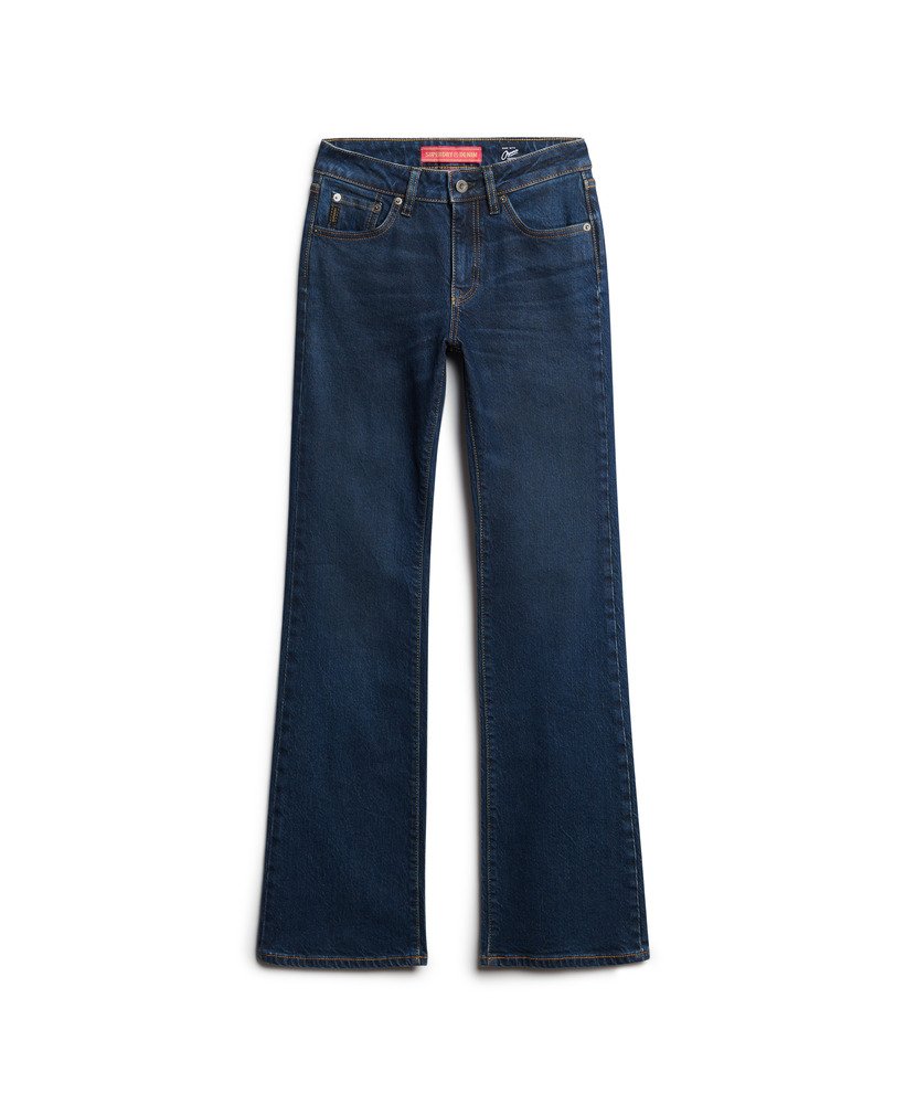 Womens - Vintage Mid Rise Slim Flare Jeans in Van Dyke Mid Used ...