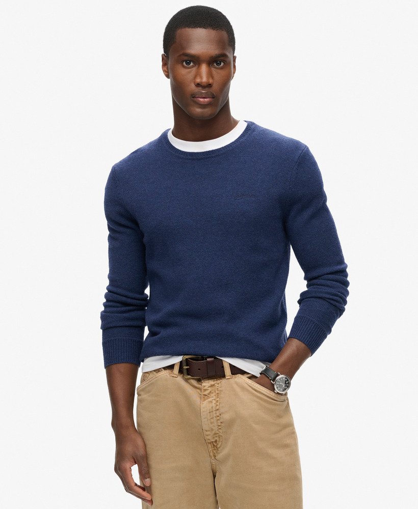 Superdry blue sweater on sale