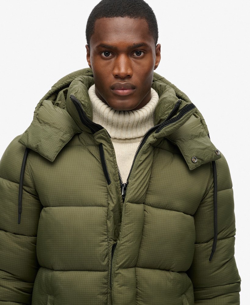 Green bubble coat mens on sale