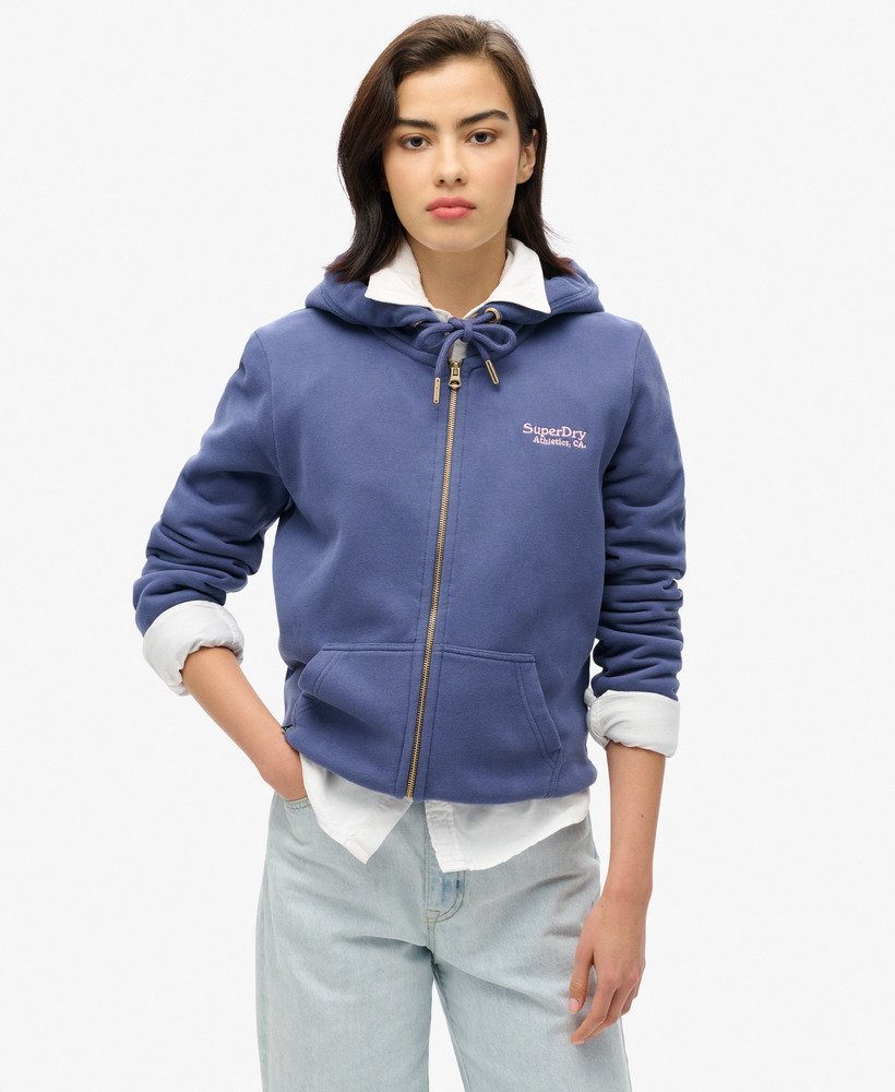 Ladies superdry zip hoodie hotsell