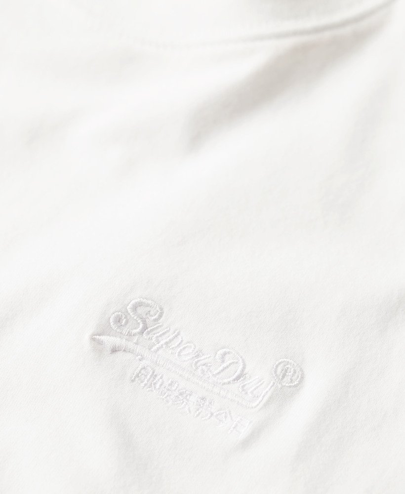 Mens - Organic Cotton Essential Logo T-Shirt in Optic/optic | Superdry UK