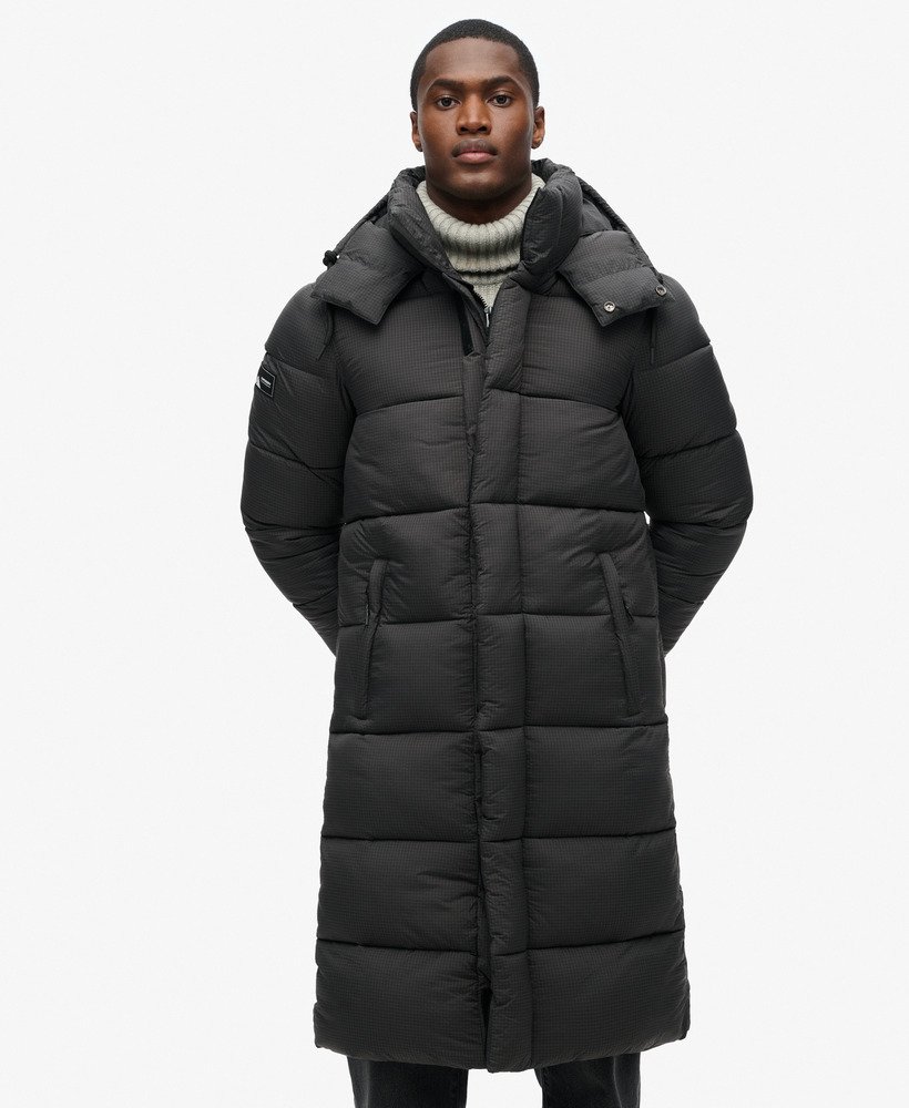 Longline puffer coat mens online