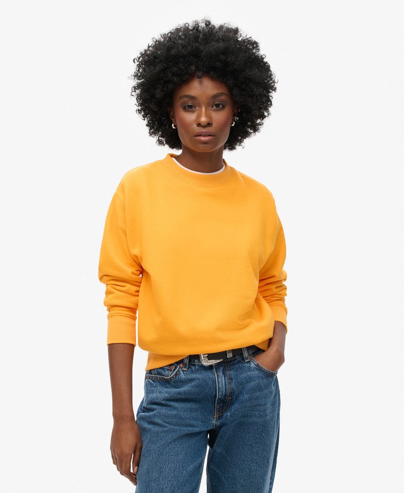 Orange womens sweatshirt on sale