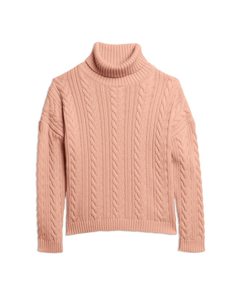 Baby pink roll neck best sale