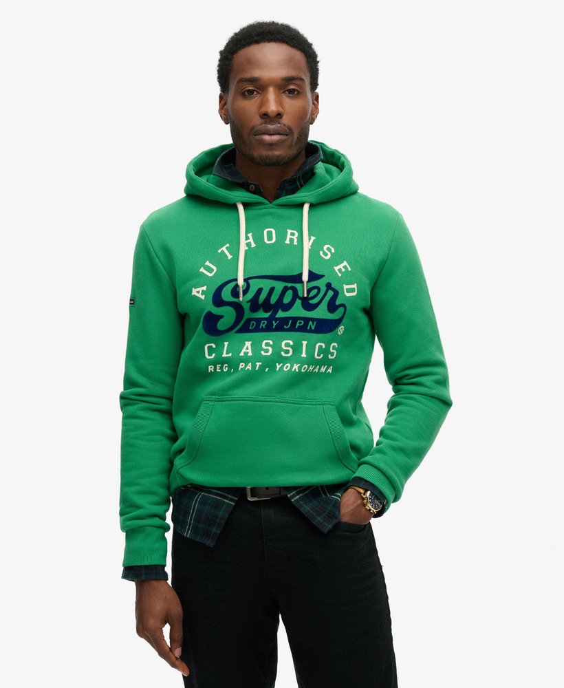 Sweat superdry vert homme sale