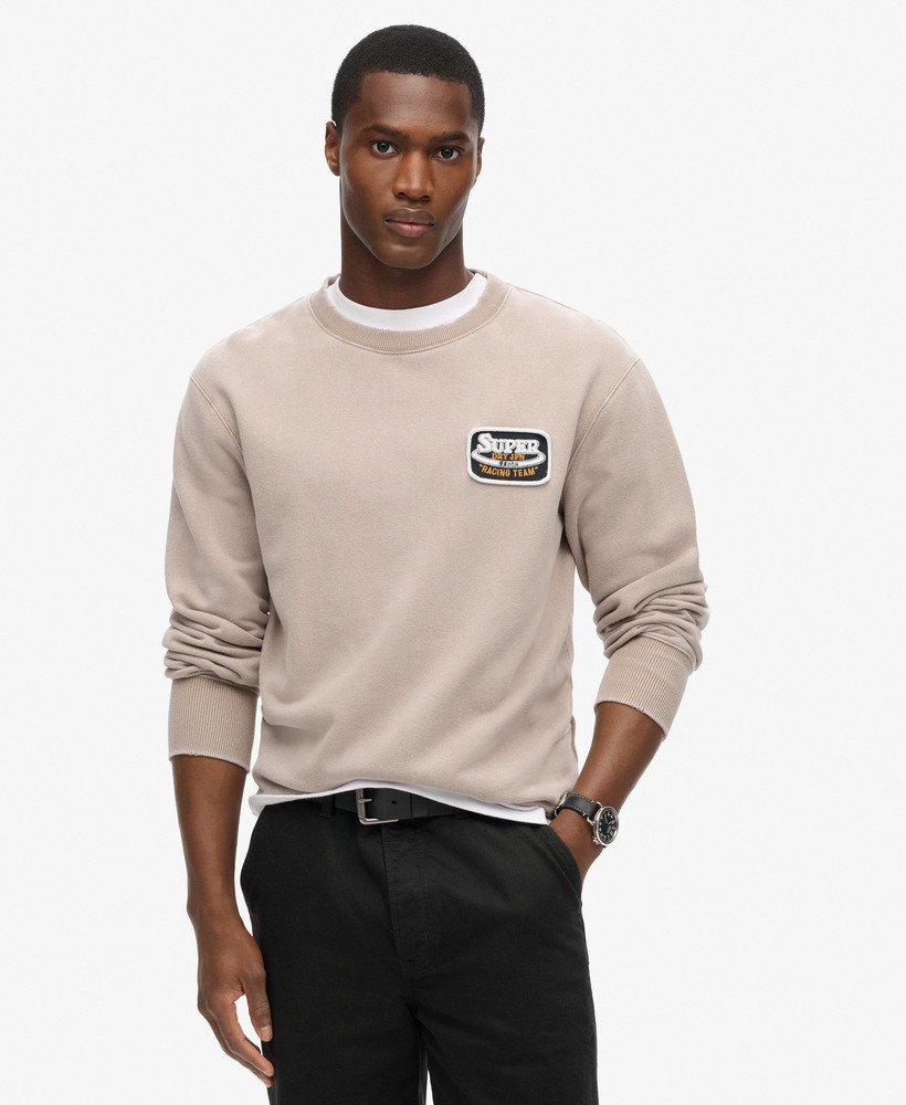 Loose fit crew neck sweatshirt sale