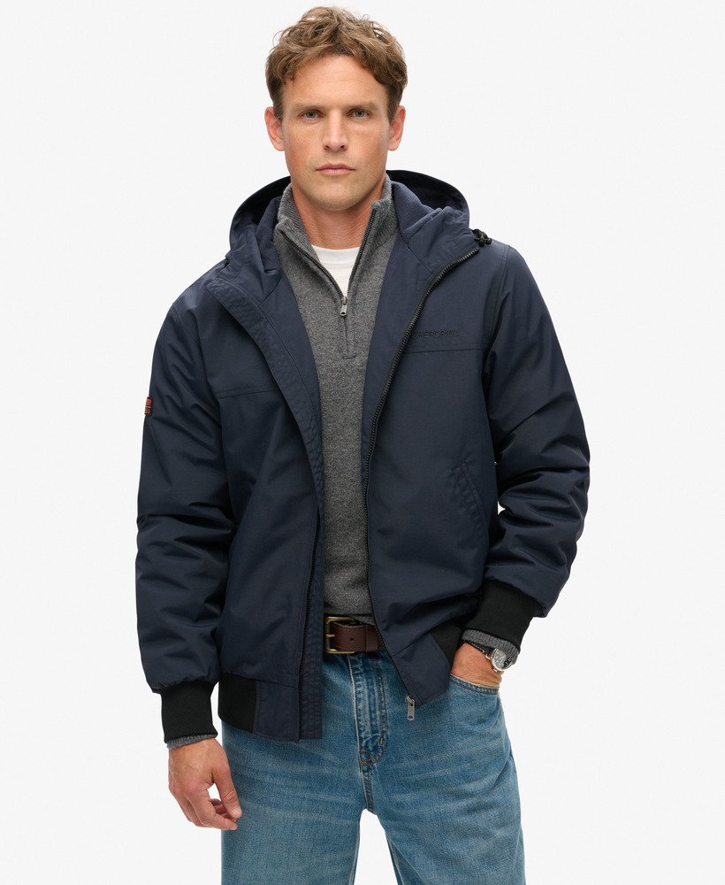 Men's navy bomber jacket uk hotsell