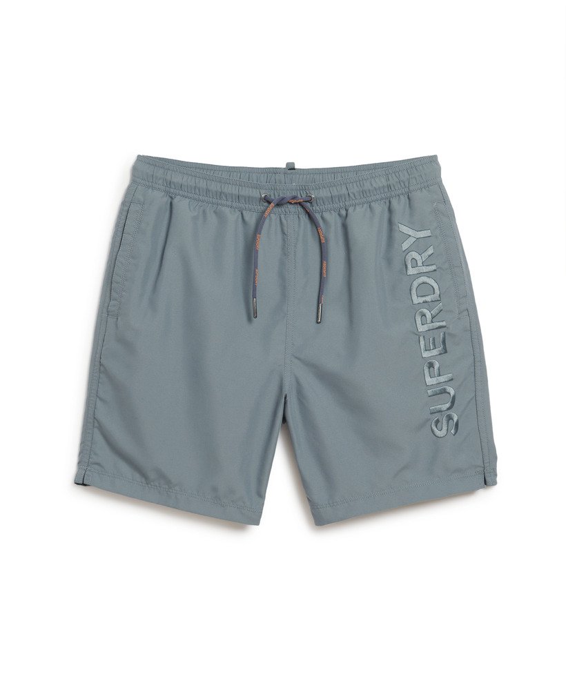 Gray swim trunks on sale