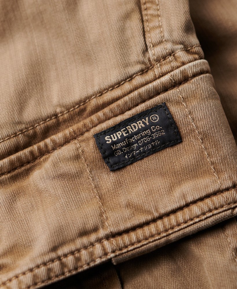 Men's - Core Cargo Short in Tan Khaki | Superdry UK