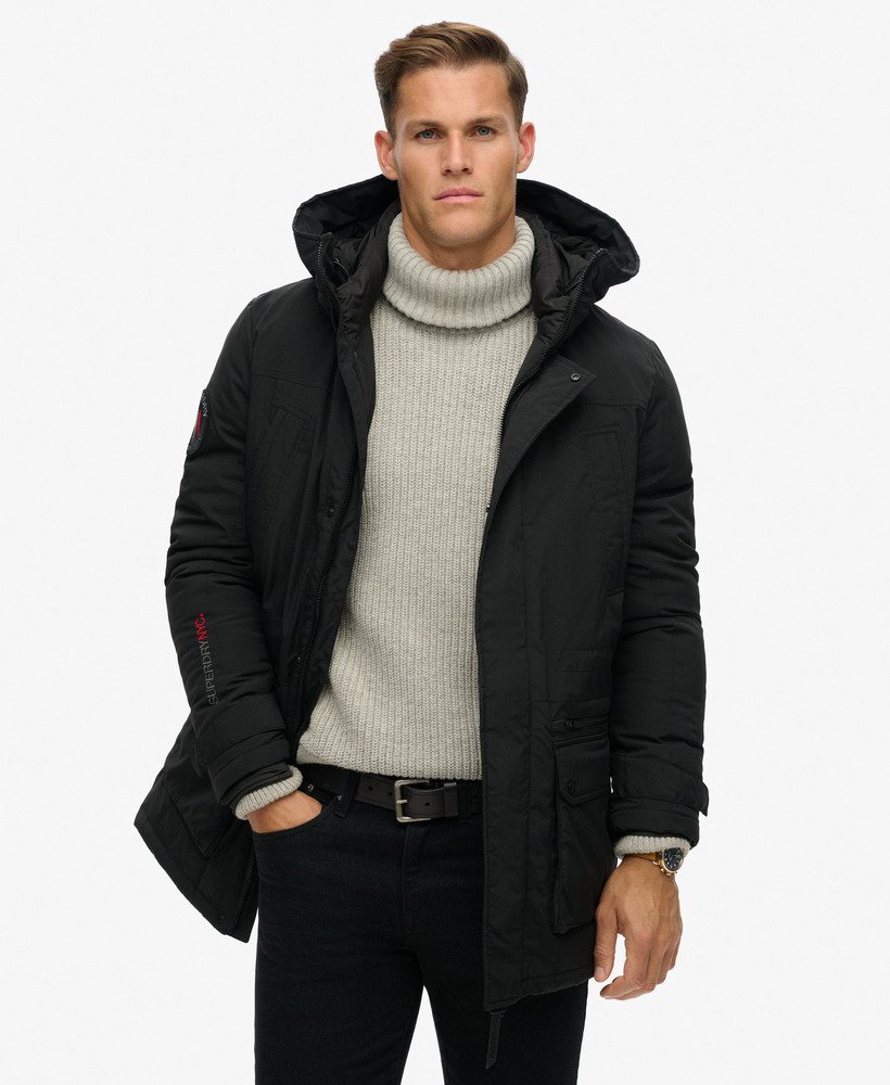 Homme Parka matelassee City Noir Superdry CH FR