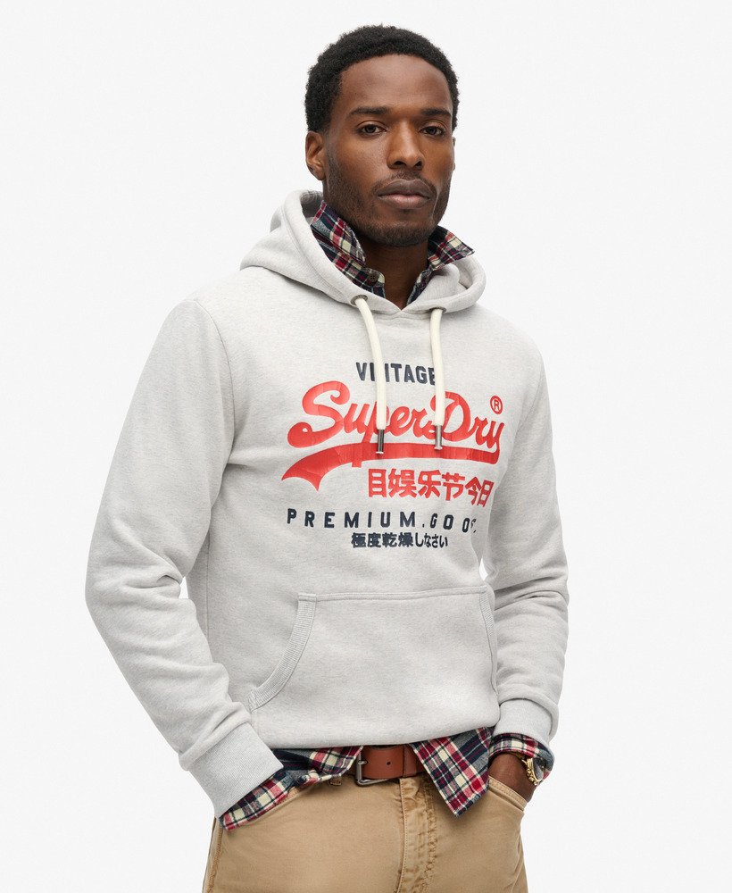 Sweat superdry gris sale