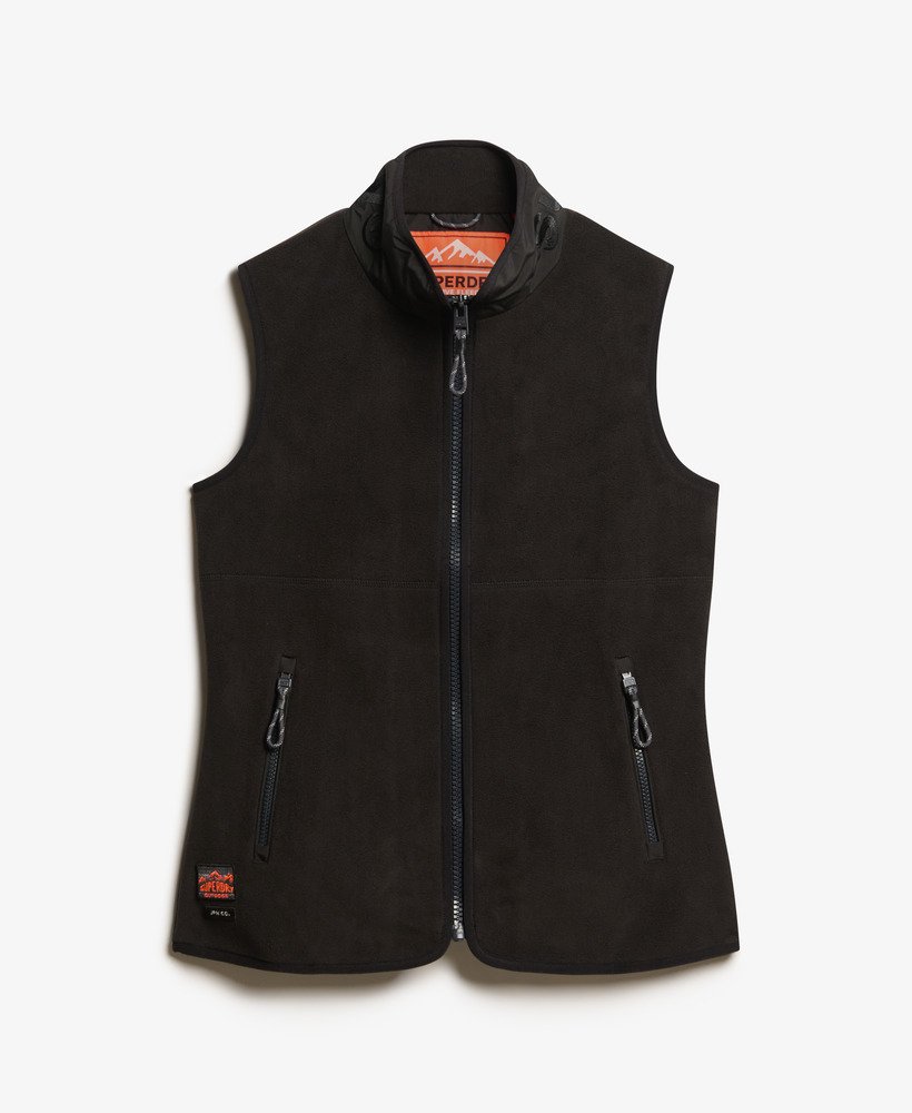 Superdry fleece vest sale