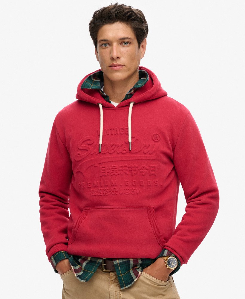 Mens red graphic hoodie sale