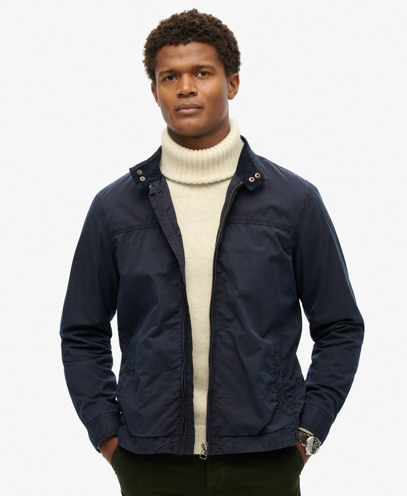 Blue harrington jacket best sale